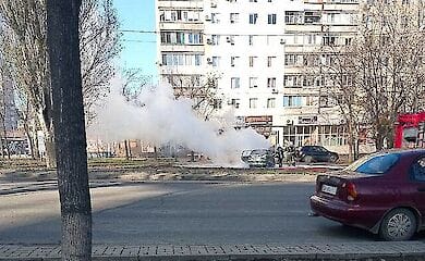 В Маріуполі підірвали авто поліцейського окупантів 