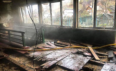 На Закарпатті горіла сільська школа