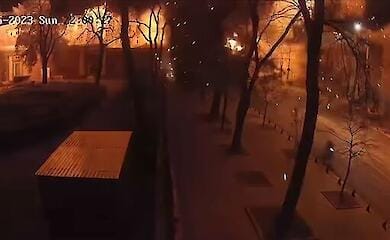 Обстрел художественного музея в Одессе: опубликовано видео атаки