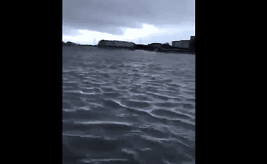 На Камчатці море затопило аеродром