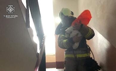 Пожарные спасли женщину с младенцем во Львовской области
