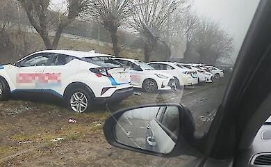 П'яний українець розбив 11 автомобілів у Польщі