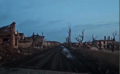 Опубліковано відео зі знищеного окупантами Соледара