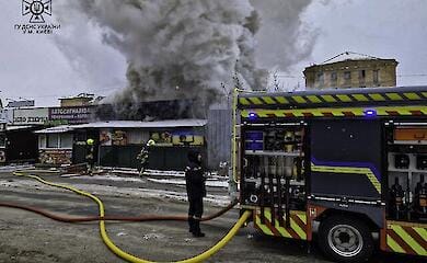 У Києві загасили пожежу в магазині