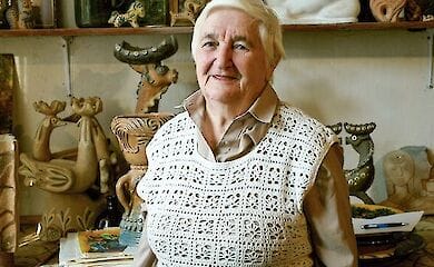 У віці 100 років померла українська художниця Оксана Грудзинська