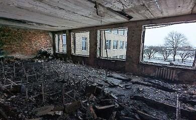 У Рівненській області згорів ліцей