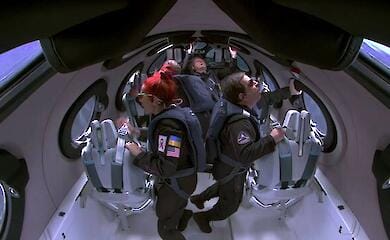 Первая украинка полетела в космос с Virgin Galactic