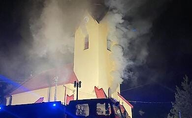 На Закарпатті мало не згорів храм ХІІІ-ХV століття