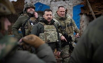Володимир Зеленський відвідав передові позиції в Запорізькій області