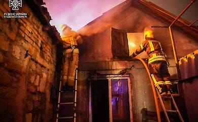 В Одесі під час пожежі в приватному будинку загинув чоловік