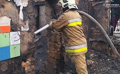 В Николаевской области на пожаре погибли два человека