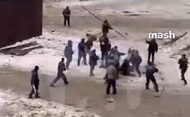 В Москве подрались строители с охранниками