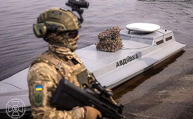 СБУ показала тестирование первого дрона "Sea Baby"