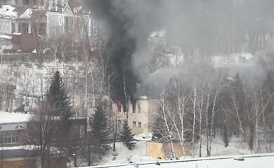 У Казані загорілися казарми військового танкового училища