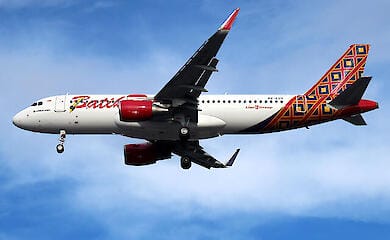 Во время полета уснули оба пилота в Индонезии