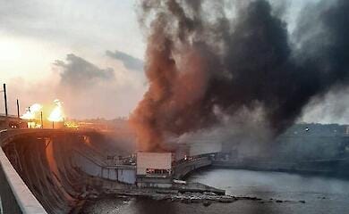 Війська РФ вдарили по ДніпроГЕС