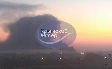 В оккупированном россиянами Крыму заявили о прилетах по нефтебазе