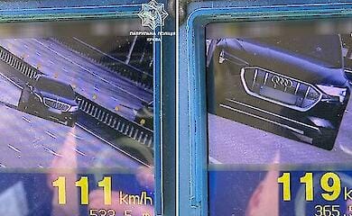 Фото автомобілів, що перевищили швидкість, опублікувала патрульна поліція Києва