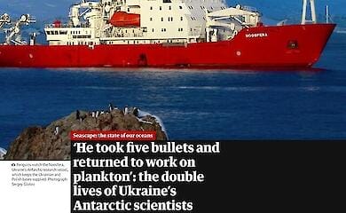 Про українських полярників і війну вийшла стаття в The Guardian