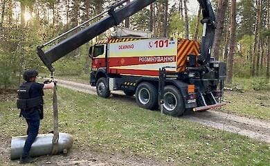 Бойову частину ракети Х-101 вилучили піротехніки в Київській області