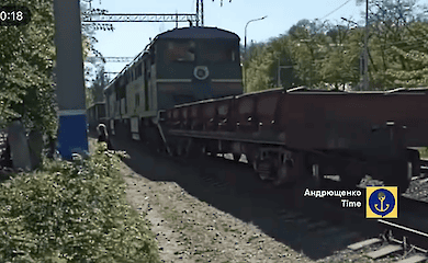 Перший "окупантський" поїзд виїхав із Маріуполя до Волновахи