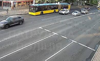 В Киеве пьяный водитель пытался сбежать от полиции