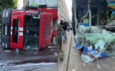 Моторошна ДТП в Черкасах: зіткнулись тролейбус та пожежна машина
