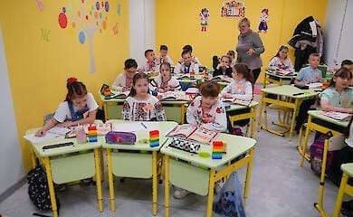 В подземной школе Харькова начались занятия