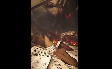 Внаслідок удару РФ по Харкову згоріли 50 тисяч книг