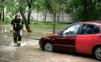 Херсон затопило зливою