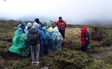 На Прикарпатье туристическая группа школьников заблудилась в горах
