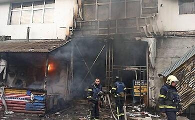 Київ атакували ракетами, опубліковано фото наслідків
