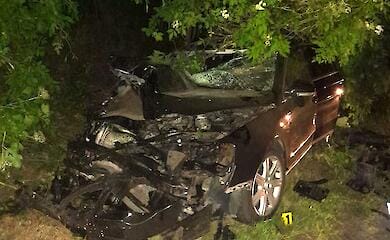 На Львовщине ночью автомобиль и трактор попали в ДТП, один из водителей в реанимации