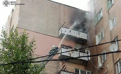 У Харкові на пожежі загинула жінка