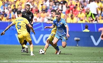 Матч Украина-Румыния завершился со счетом 0:3