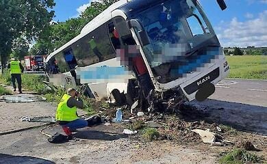 В Польше в ДТП попал автобус с украинцами