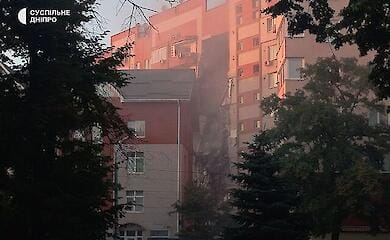 В Днепре обрушилась часть поврежденного дома - СМИ