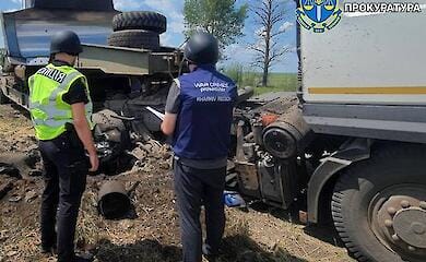 На Харьковщине на российской мине подорвался грузовик