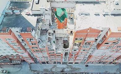 В Днепре завершили разбор завалов многоэтажки