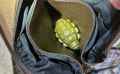 На границе задержали украинку с гранатой