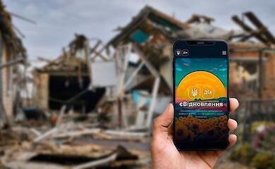 Компенсацію за програмою єВідновлення можна отримати за зруйноване житло на території активних бойових дій