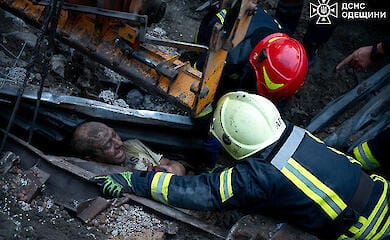 Через обвалення будівлі в одеському порту загинув чоловік 