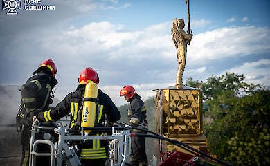В Одесі горів храм