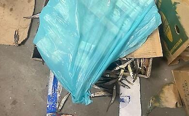 Прикордонники знайшли сигарети, заховані в рибі