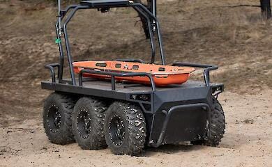 В Украине разработали работа Ratel Н, предназначенного для эвакуации раненых с поля боя