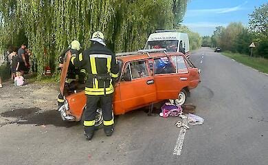 На Волині в ДТП постраждали троє дітей