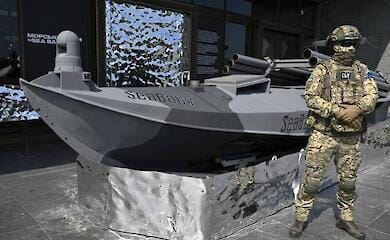 Морські дрони Sea Baby атакували російську техніку в Керченській бухті