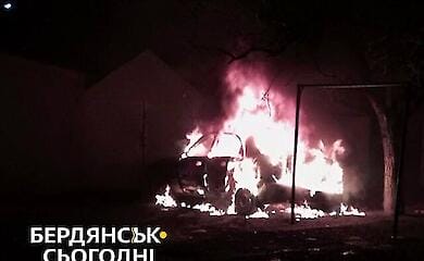 В Бердянске взорвали автомобиль главы оккупационного совета города 