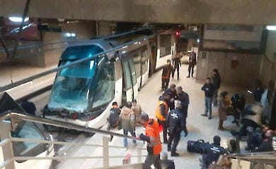 В Страсбурге 30 человек пострадали при столкновении двух трамваев