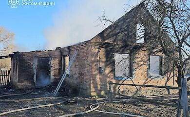 Пожежа в Житомирській області забрала життя двох дітей 